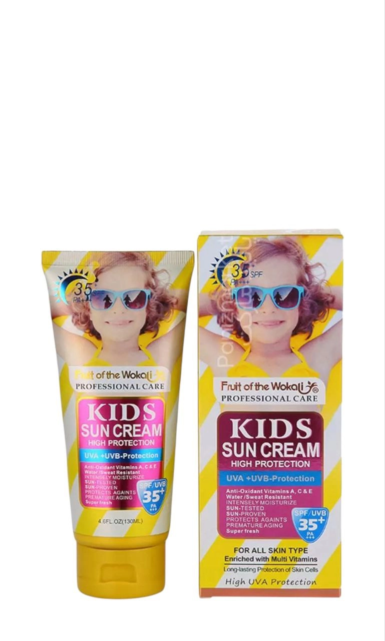 کرم ضد افتاب کودک وکالی spf35
