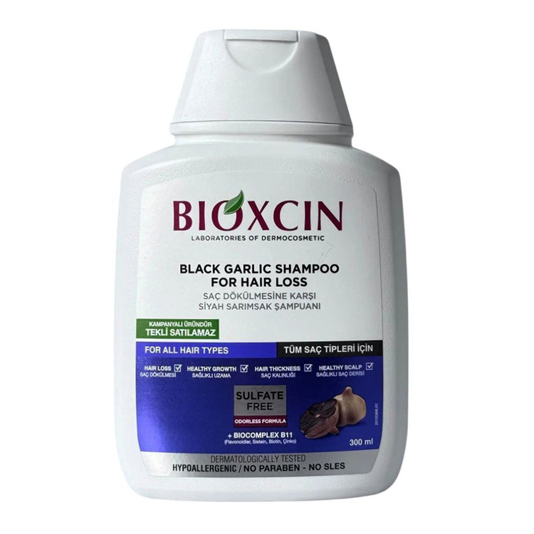 شامپو سیر سیاه بیوکسین تقویت کننده و ضخیم کننده مو اورجینال