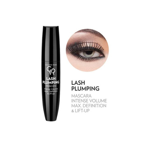 ریمل گلدن Lash Plumping با حجمدهی قوی، لیفت طبیعی و رنگ مشکی عمیق